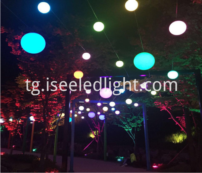 Garden light DMX hanging ball 